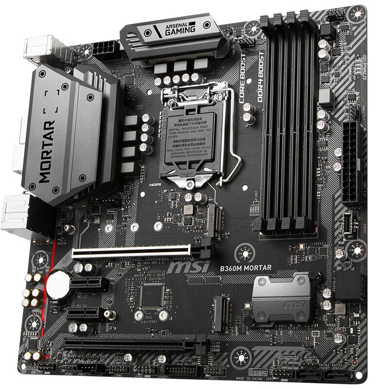 intel i5 9400F➕MSI B360M MORTARマザーボード動作品 B360M MORTAR TITANIUM | MSI マザーボード Intel B360チップセット